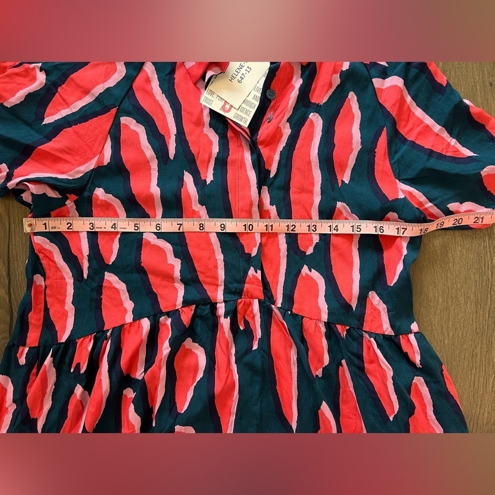 NWT LuLaRoe Helene Tiered Midi Dress Size Small - Picture 2 of 9